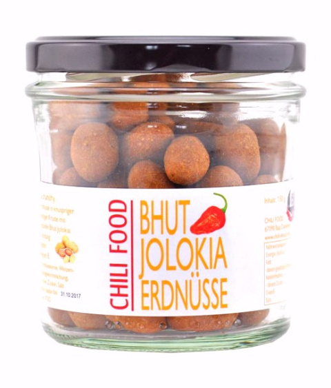 Ostre orzeszki Chili Food Naga Jolokia 150g Ostre orzeszki Chili Food Naga Jolokia 150g
