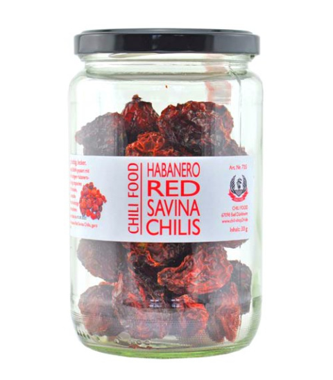 Papryka Habanero Red Savina suszona w całości 30g Papryka Habanero Red Savina suszona w całości 30g