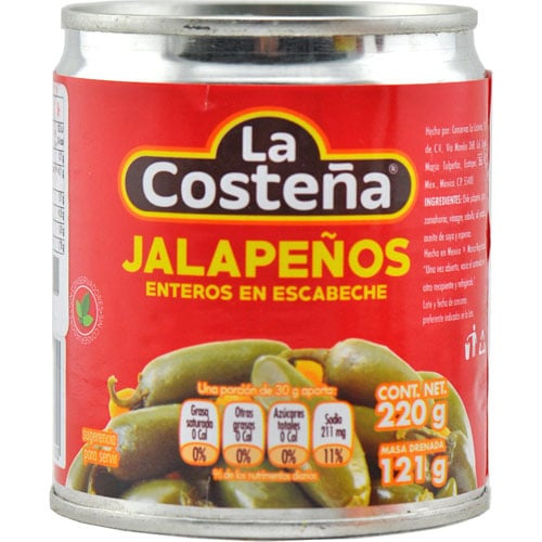 La Costena papryka Jalapeno cała 220g La Costena papryka Jalapeno cała 220g