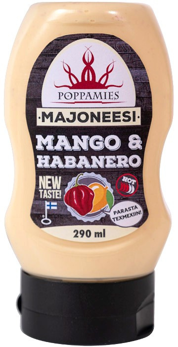 Majonez Poppamies Mango&Habanero 290ml Majonez Poppamies Mango&Habanero 290ml