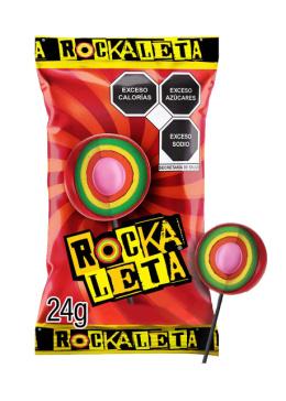 Meksykański lizak Rockaleta z chili, 24g