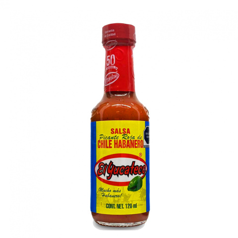 Meksykański sos El Yucateco Habanera Roja 120ml