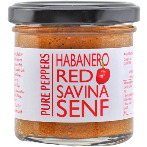 Musztarda Chili Food Habanero Red Savina 140g Musztarda Chili Food Habanero Red Savina 140g