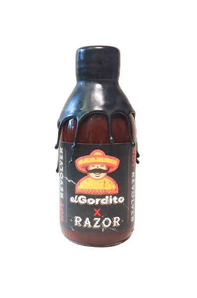 Ostry Sos Razor Hot Revolver FERMENTOWANY 200ml