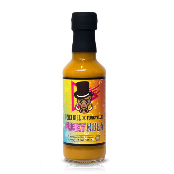 Ostry sos Dziki Bill Funky Hula 200ml Ostry sos Dziki Bill Funky Hula 200ml