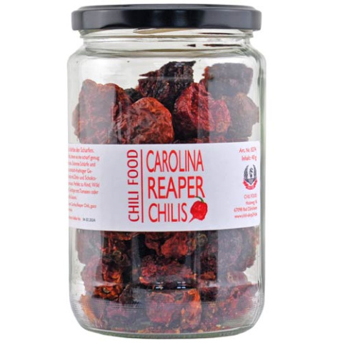 Papryka Carolina Reaper suszona w całości SUPERHOT 40g Papryka Carolina Reaper suszona w całości SUPERHOT 40g