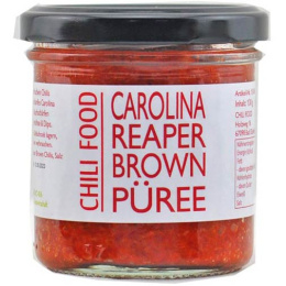 Puree z papryki Carolina Reaper BROWN Superhot BIO ORGANIC 130g