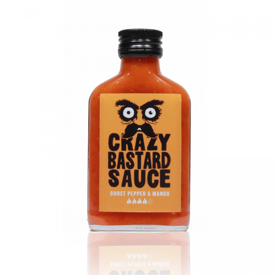 Ostry Sos Crazy Bastard Ghost Pepper & Mango 100ml Ostry Sos Crazy Bastard Ghost Pepper & Mango 100ml
