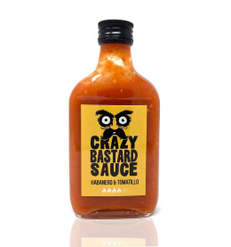 Ostry sos Crazy Bastard Habanero & Tomatillo DUŻA BUTLA 200ml