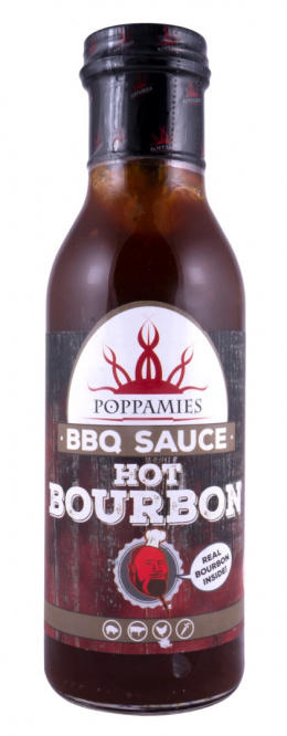 Ostry sos Poppamies Hot Bourbon BBQ 410g