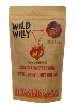 Suszona wieprzowina Wild Willy z sosem ROKITA (Habanero x Jolokia) 100g