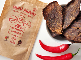 Suszona wołowina TOBA z sosem ROKITA (Habanero x Jolokia) 80g