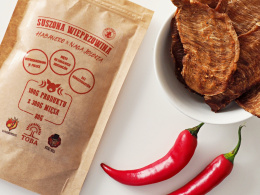 Suszona wieprzowina TOBA z sosem ROKITA (Habanero x Jolokia) 80g