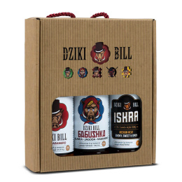 Zestaw 3 ostrych sosów Dziki Bill EASY Babushka, Habanero, Iskra 3 x 200 ml