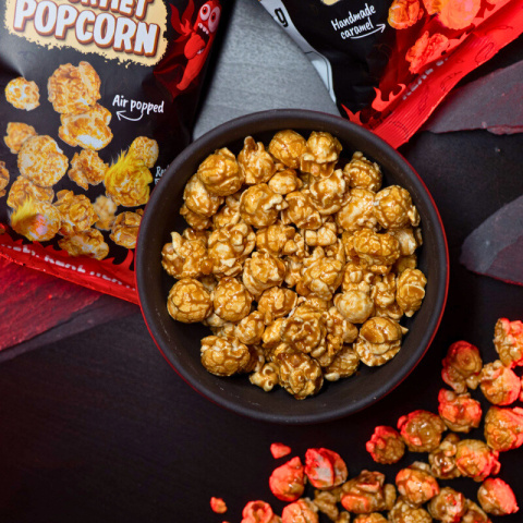 Popcorn Hot Chip Spicy Caramel z Habanero i karmelem, 120g Popcorn Hot Chip Spicy Caramel z Habanero i karmelem, 120g