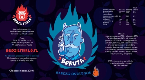 Ostry Sos Będzie Piekło Boruta 200ml