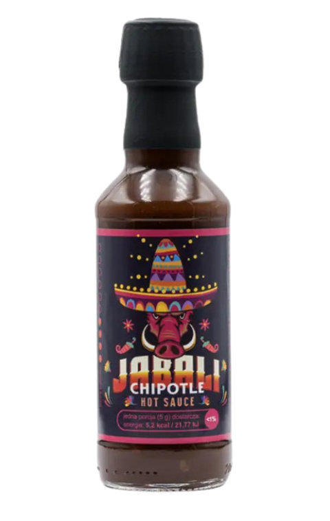 Ostry sos Dziki Bill Jabali z Chipotle 200ml Ostry sos Dziki Bill Jabali z Chipotle 200ml