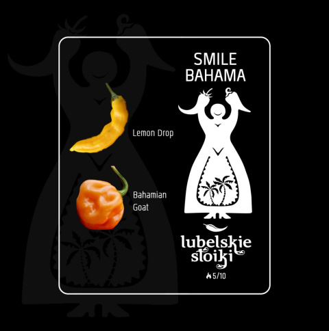 Ostry sos Lubelskie Słoiki Smile Bahama 110ml Ostry sos Lubelskie Słoiki Smile Bahama 110ml