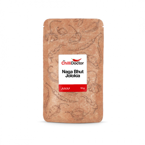 Papryka chili Naga Bhut Jolokia suszona w całości, 10g Papryka chili Naga Bhut Jolokia suszona w całości, 10g