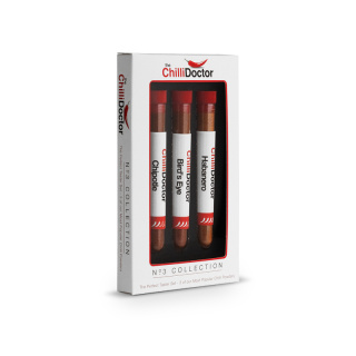 Zestaw prezentowy 3 ostrych papryk w proszku Chilli Doctor, 3x9g