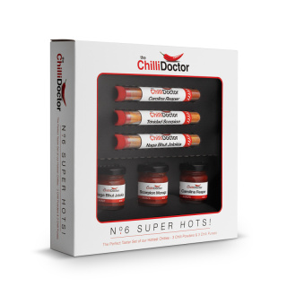 Zestaw SUPERHOTS Chilli Doctor ekstremalnie ostre chilli 3x9g + 3x40g