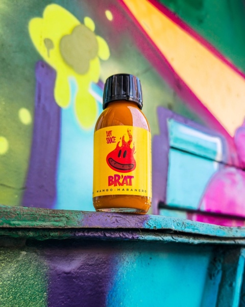 Ostry sos BRAT Mango & Habanero 100ml Ostry sos BRAT Mango & Habanero 100ml