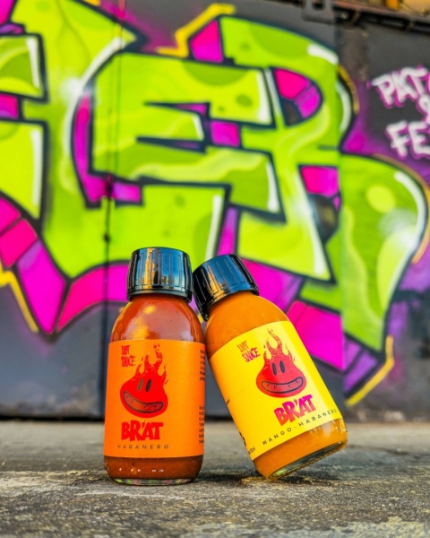 Ostry sos BRAT Mango & Habanero 100ml Ostry sos BRAT Mango & Habanero 100ml