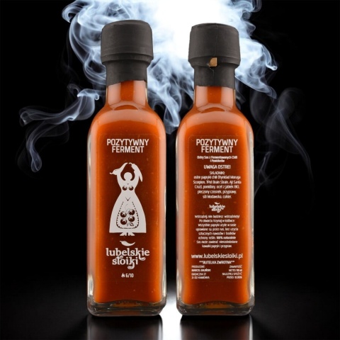 Ostry sos Lubelskie Słoiki Pozytywny Ferment 100ml